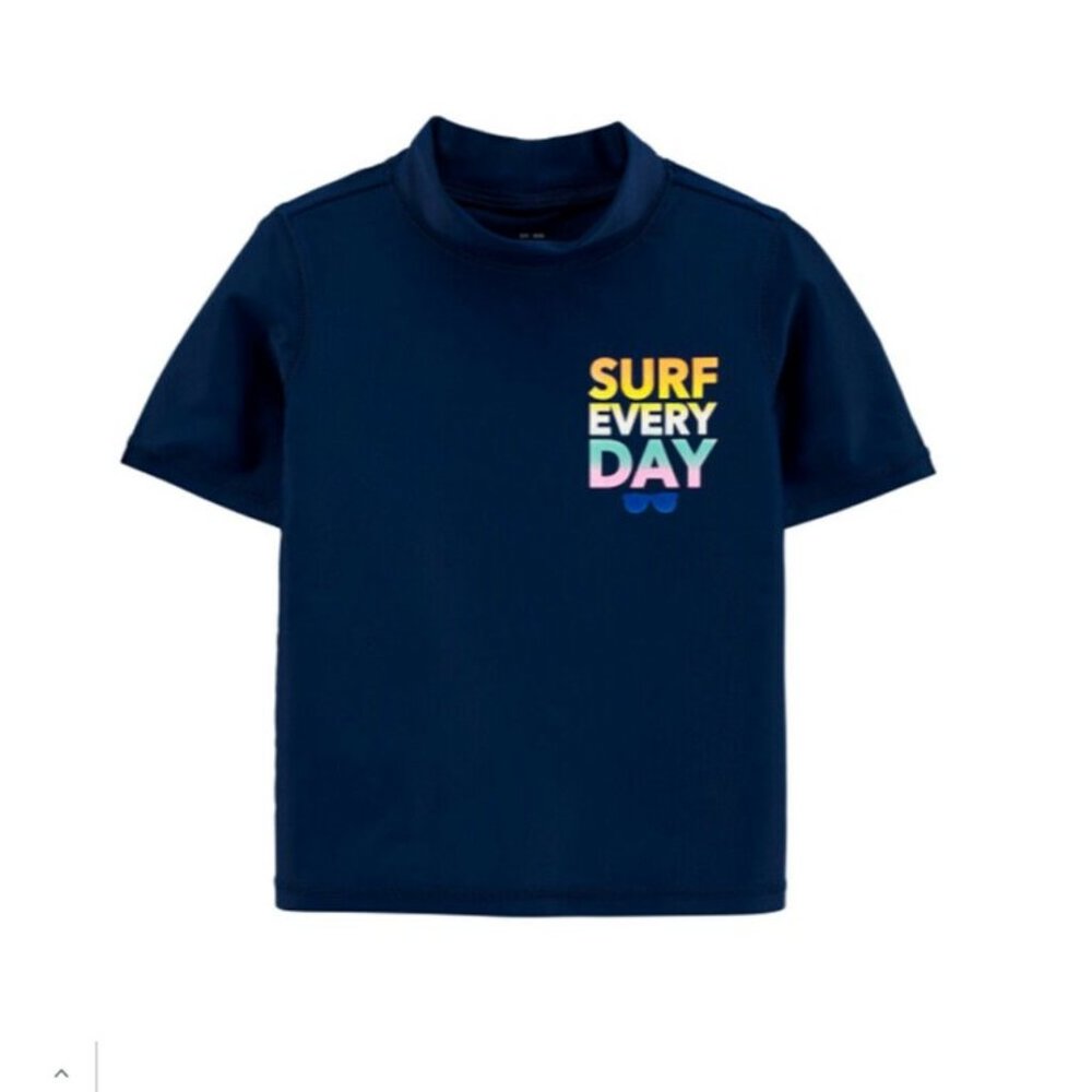 Rash Guard Swim Shirt Swimwear Navy